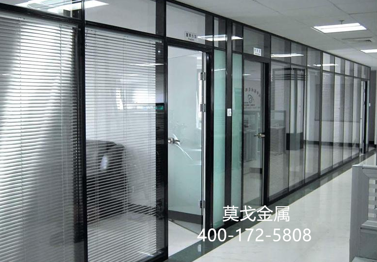 商業(yè)/會所辦公樓黑鈦不銹鋼鋼玻璃隔斷